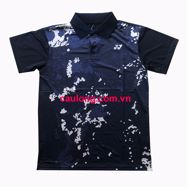 Áo Cầu Lông Nam Cổ Bâu Yonex 7517A Xanh Đen