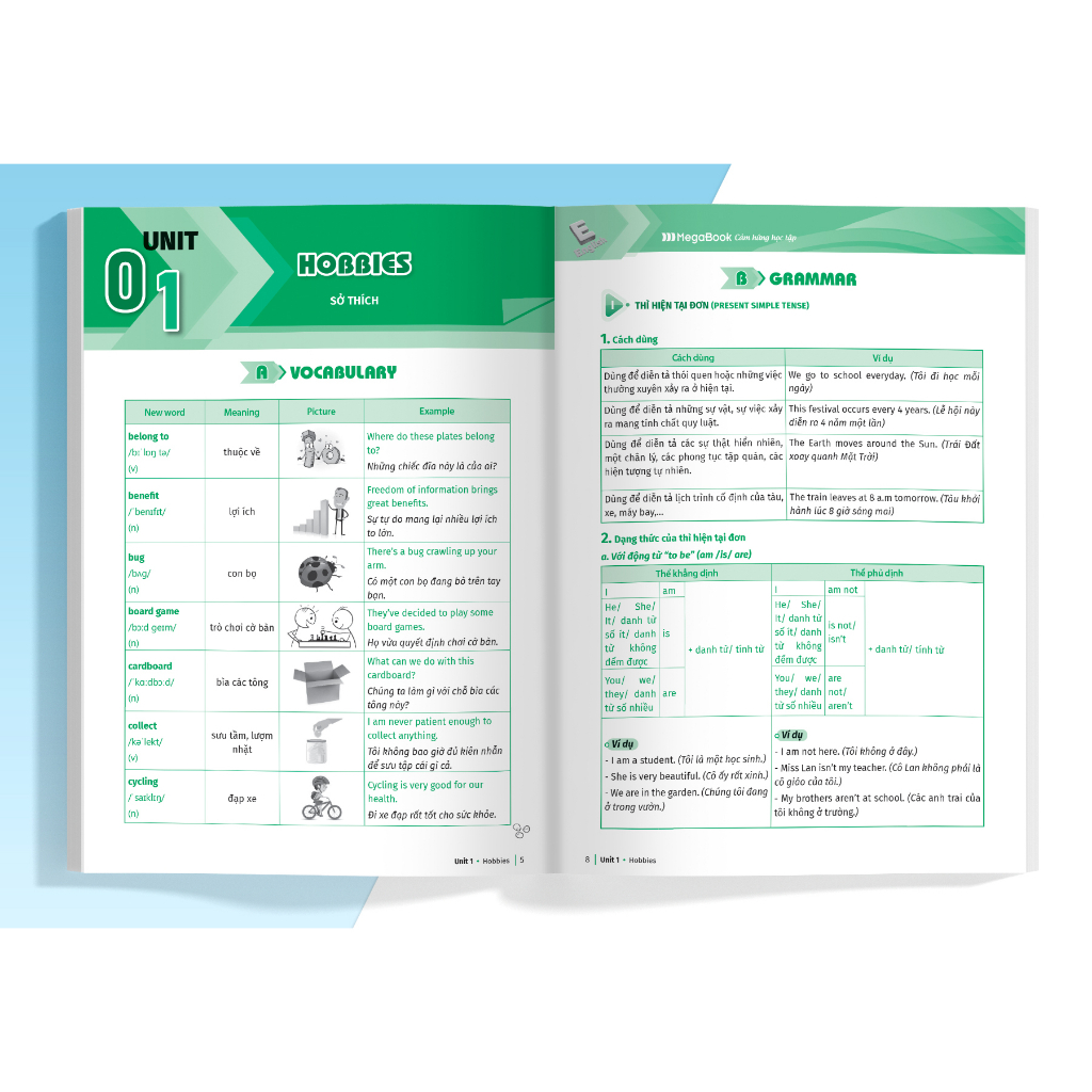 Sách Combo Luyện chuyên sâu ngữ pháp và bài tập tiếng anh lớp 7 (2 Tập) (Global)