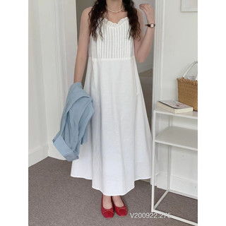 VÁY MAXI TRẮNG XẺ