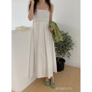 VÁY MAXI TRẮNG XẺ