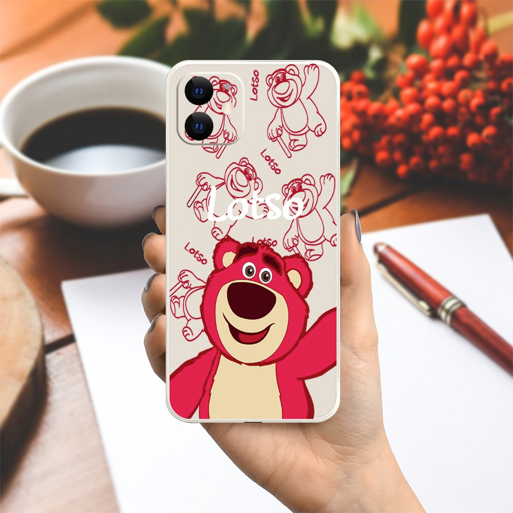 Ốp lưng Realme 7i/Realme C15/....viền bảo vệ camera hình Lotso BST6