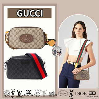 Gucci/Neo Vintage GG Supreme Canvas Messenger Bag/Phong cách mới nhất/Hàng chính hãng 100%/Mua hàng chính hãng