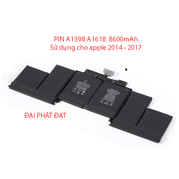 Pin  A1494 A1618 cho Apple 2014 đ ến 2017 Macbook15 inch A1398