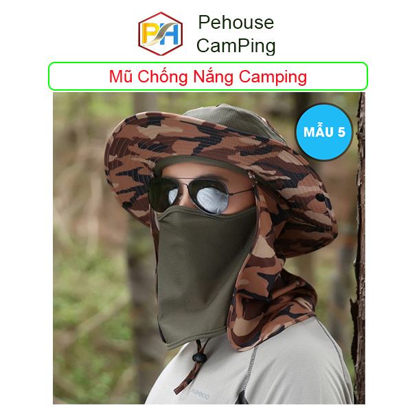 Mũ Tai Bèo Kèm Khẩu Trang Chống Nắng Cao Cấp Thời Trang Dành Cho Nam Chính Hãng PEHOUSE