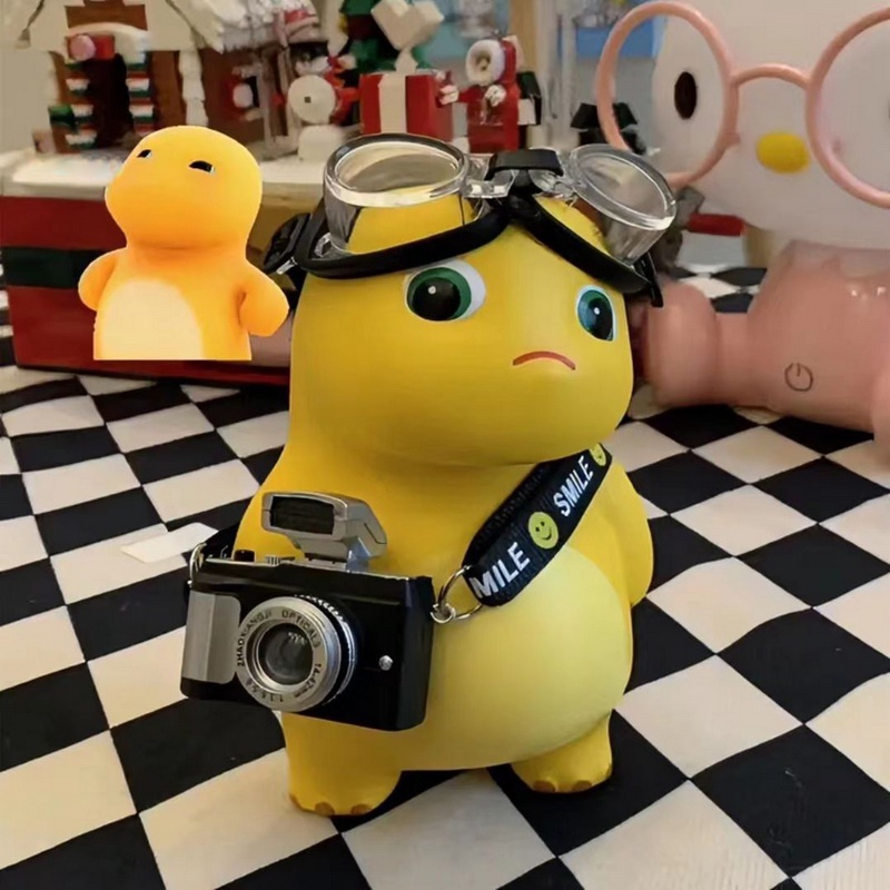 Rồng Vàng Cảm Xúc, Rồng Dễ Thương Trang Trí Để Bàn Cực Đáng Yêu, Đồ Chơi Hot Trend Dragon Blind Box Doll