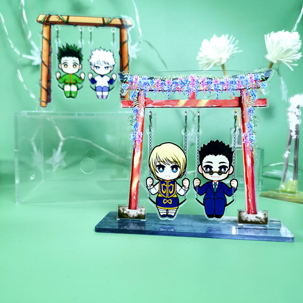 Standee Xích Đu Anime Hunter X Hunter Tùy Chọn Nhân Vật Chưa Kèm Khung Xích Đu, Mô Hình Acrylic Mica Để Bàn