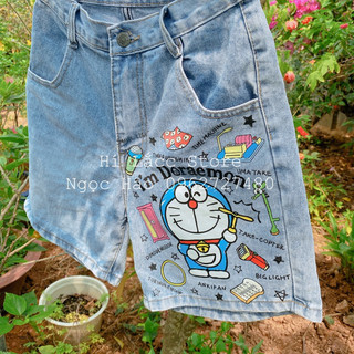 [ORDER] Quần short jean doremon, doraemon