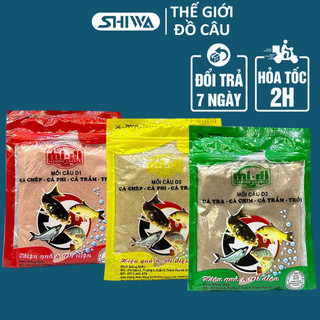 Cám Câu Cá Tổng Hợp D1 D2 D3 - Mồi Câu Cá Tra, Cá Chim, Cá Chép, Cá Rô Phi, Cá Chẽm, Cá Lóc - Đồ Câu SHIWA