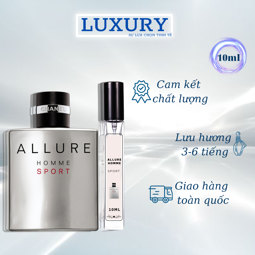 [AUTH] Nước Hoa Nam Mẫu Thử 10ml. Mạnh Mẽ,Thu Hút. Siêu Phẩm Dành Cho Phái Mạnh