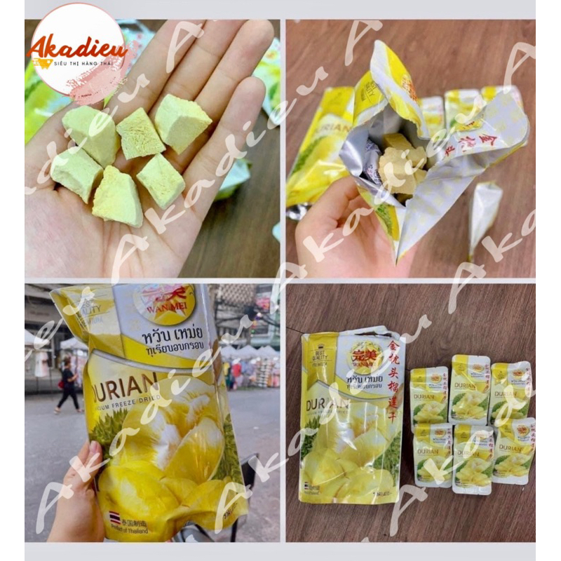 Sầu riêng sấy Wan Mei Thái Lan 210gr