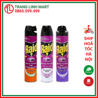 Bình xịt côn trùng Raid- Hương cam chanh chai 600ml