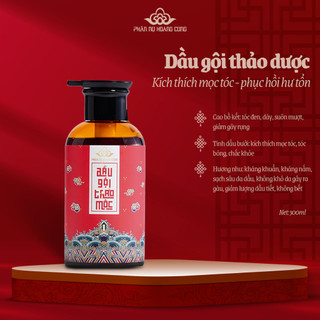Dầu gội thảo mộc thiên nhiên kích mọc tóc phấn nụ hoàng cung dung tích 300ml