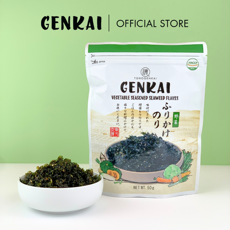 Combo 2 gói Rong Biển Trộn Cơm GENKAI - Rau củ 50g
