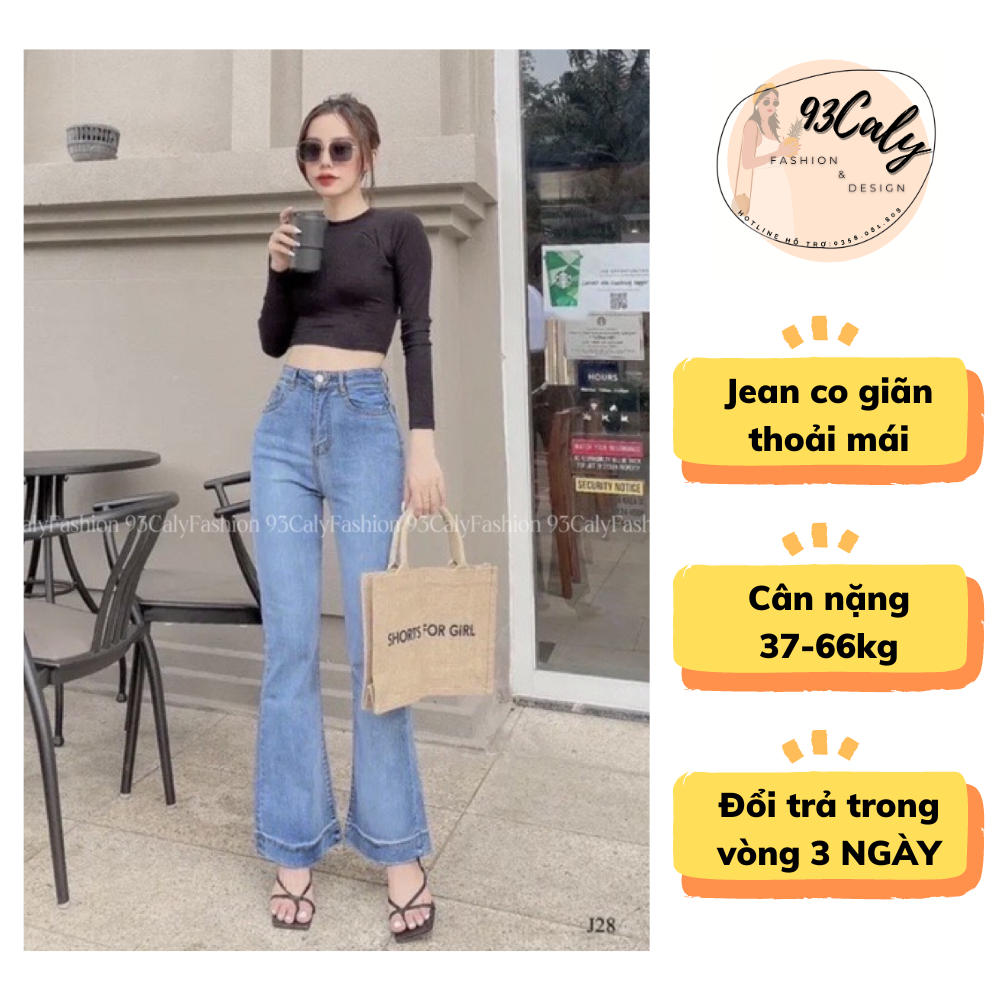 Quần Jean Nữ Loe May Lai, Quần Co Giãn Thoải Mái hách dáng