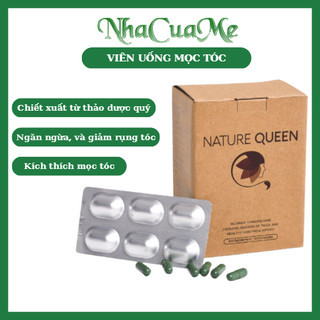 Nature Queen - Viên uống kích thích mọc tóc hộp 60 viên