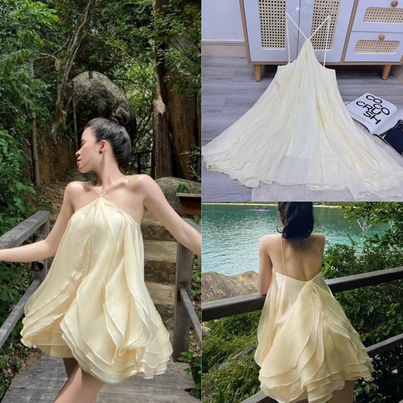 ĐẦM DOLL CỔ YẾM TẦNG