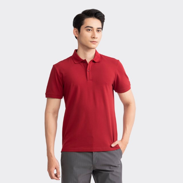 Áo polo nam cao cấp thương hiệu INSIDEMEN vải cá sấu cotton cao cấp ngắn tay giặt ko nhăn vải mái cực sang trọng IPSR11