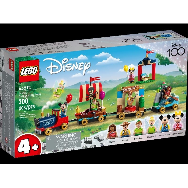 LEGO Disney 43212 Chuyến Tàu Kỷ Niệm Disney