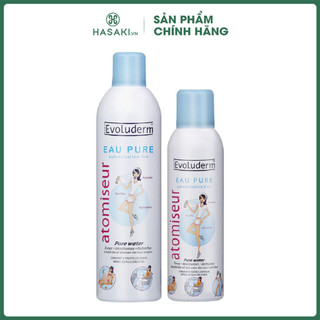 Combo Xịt Khoáng Evoluderm Atomiseur Eau Pure Water 150ml & 400ml