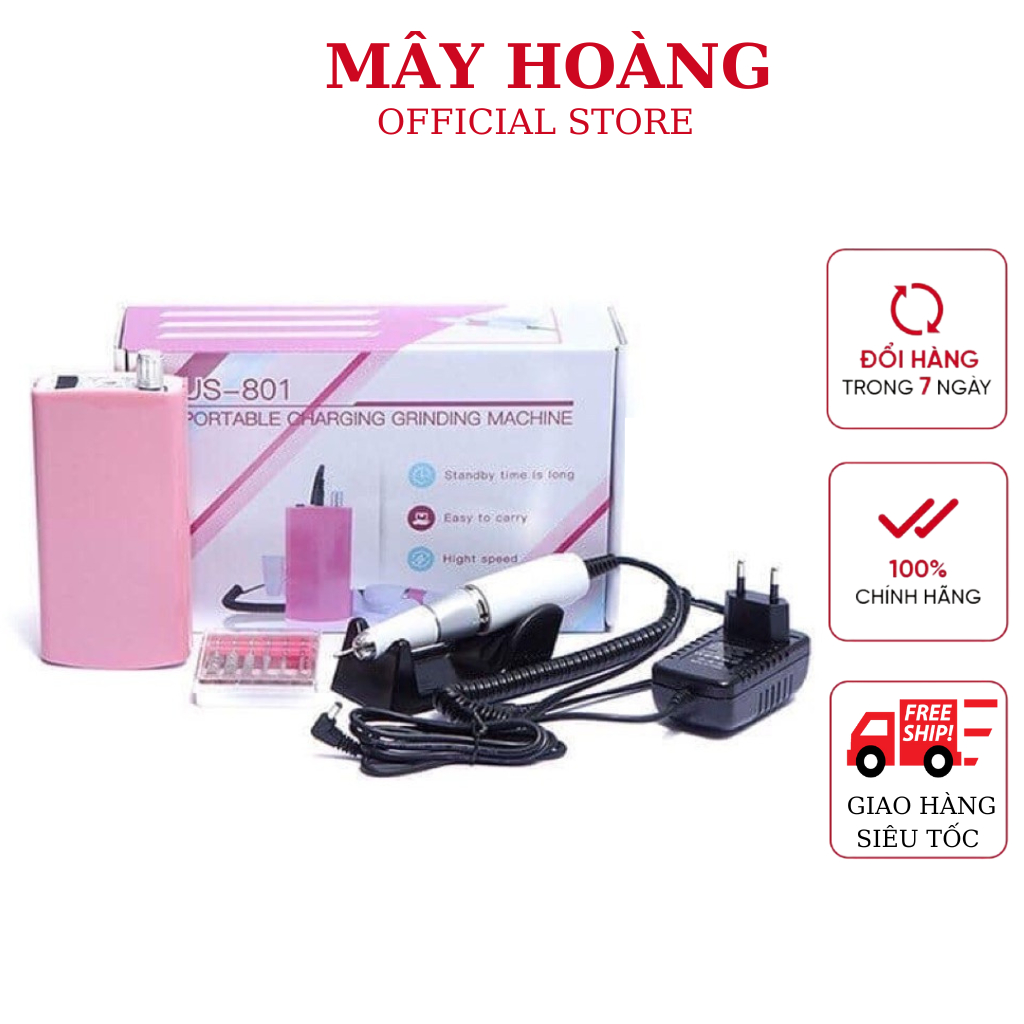 Máy mài móng tích điện US-801