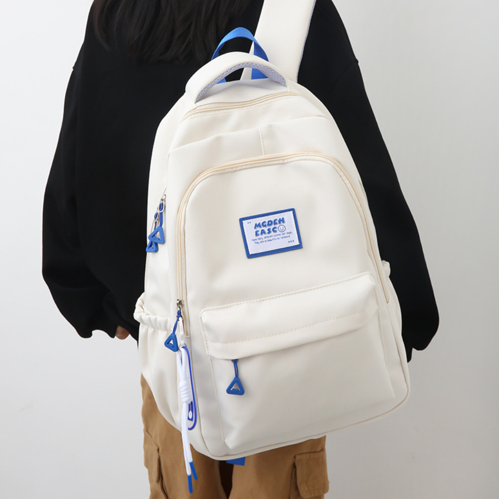 Balo Ulzzang Hàn Quốc cặp sách đi học nam nữ thời trang màu pastel xinh xắn BL09