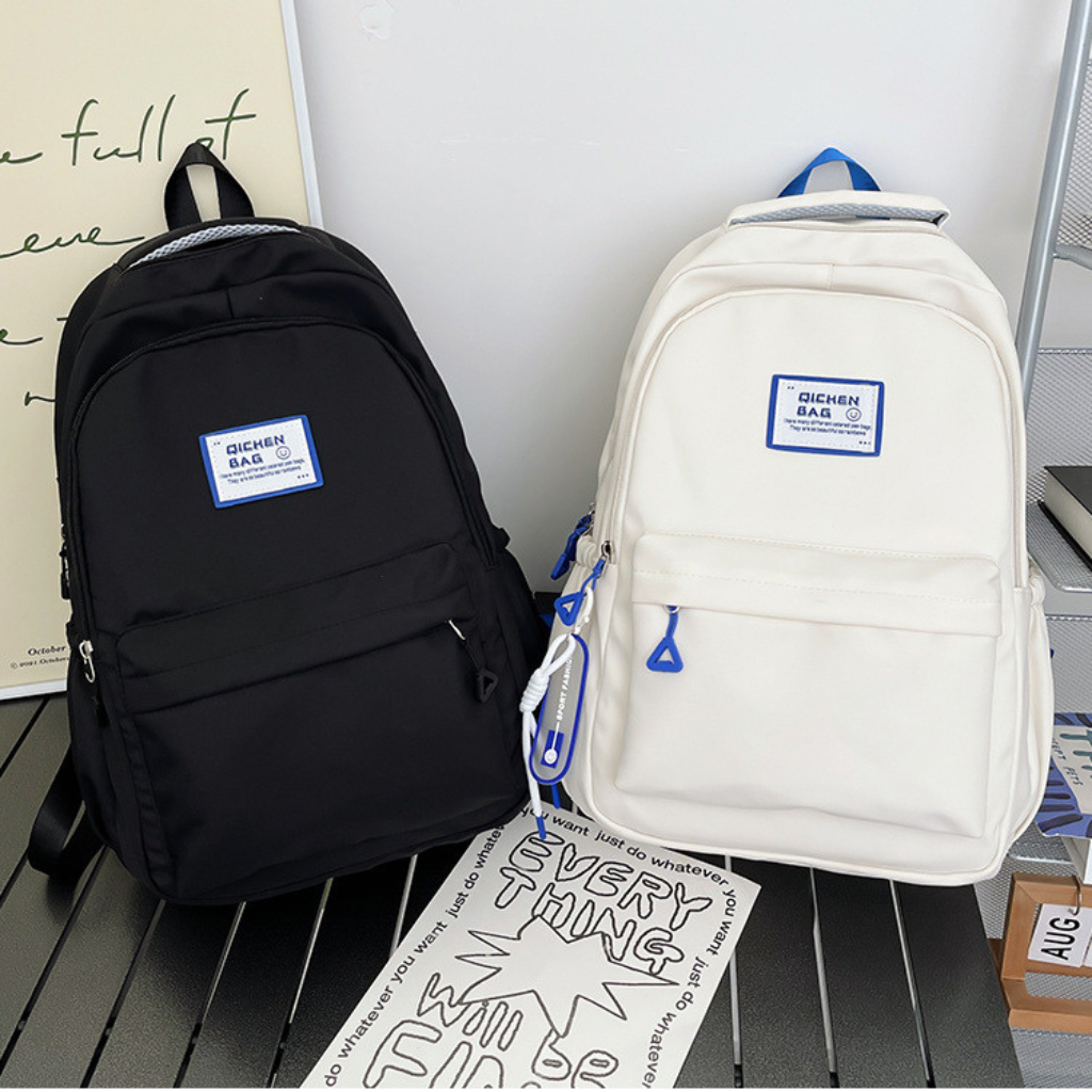 Balo Ulzzang Hàn Quốc cặp sách đi học nam nữ thời trang màu pastel xinh xắn BL09