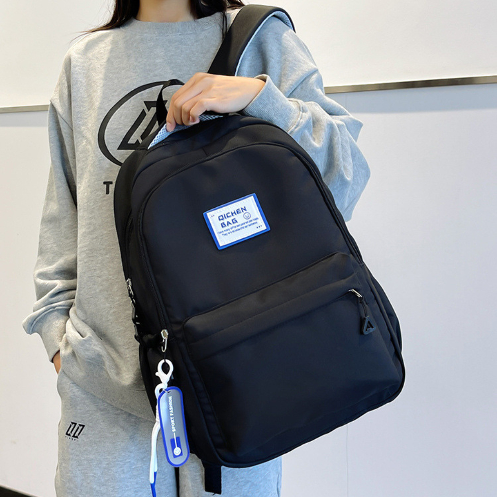 Balo Ulzzang Hàn Quốc cặp sách đi học nam nữ thời trang màu pastel xinh xắn BL09