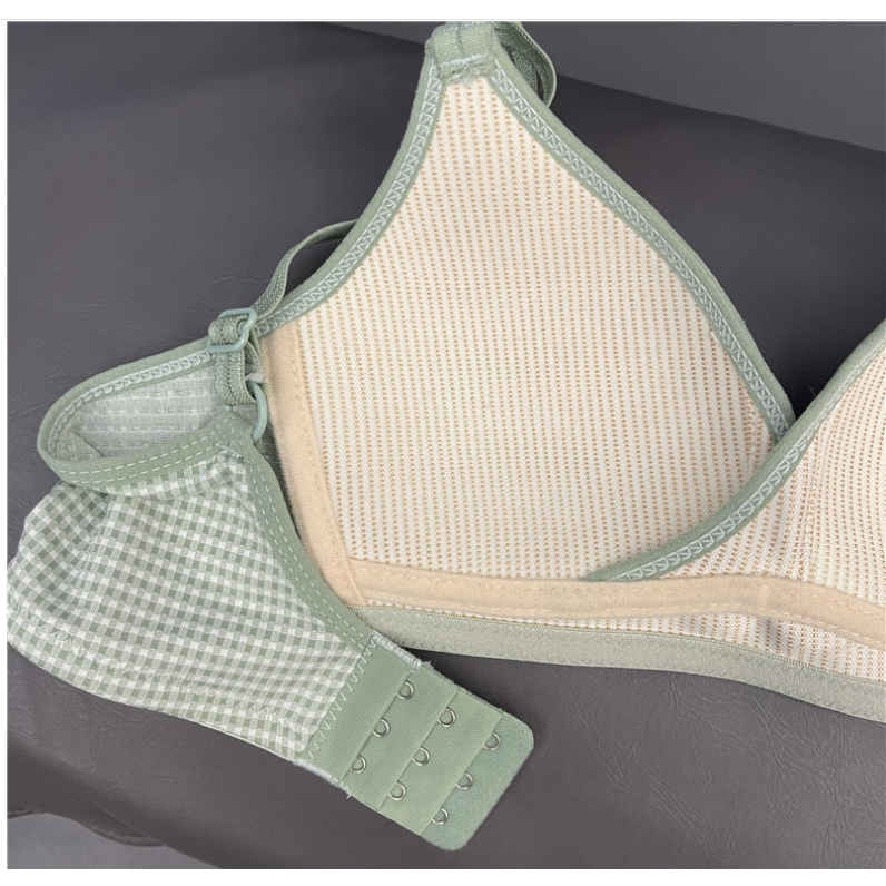 Áo ngực bra nữ kẻ sọc nhiều màu, không gọng ôm ngực mút mềm mỏng, gợi cảm, co giãn Áo lót Missie AT02