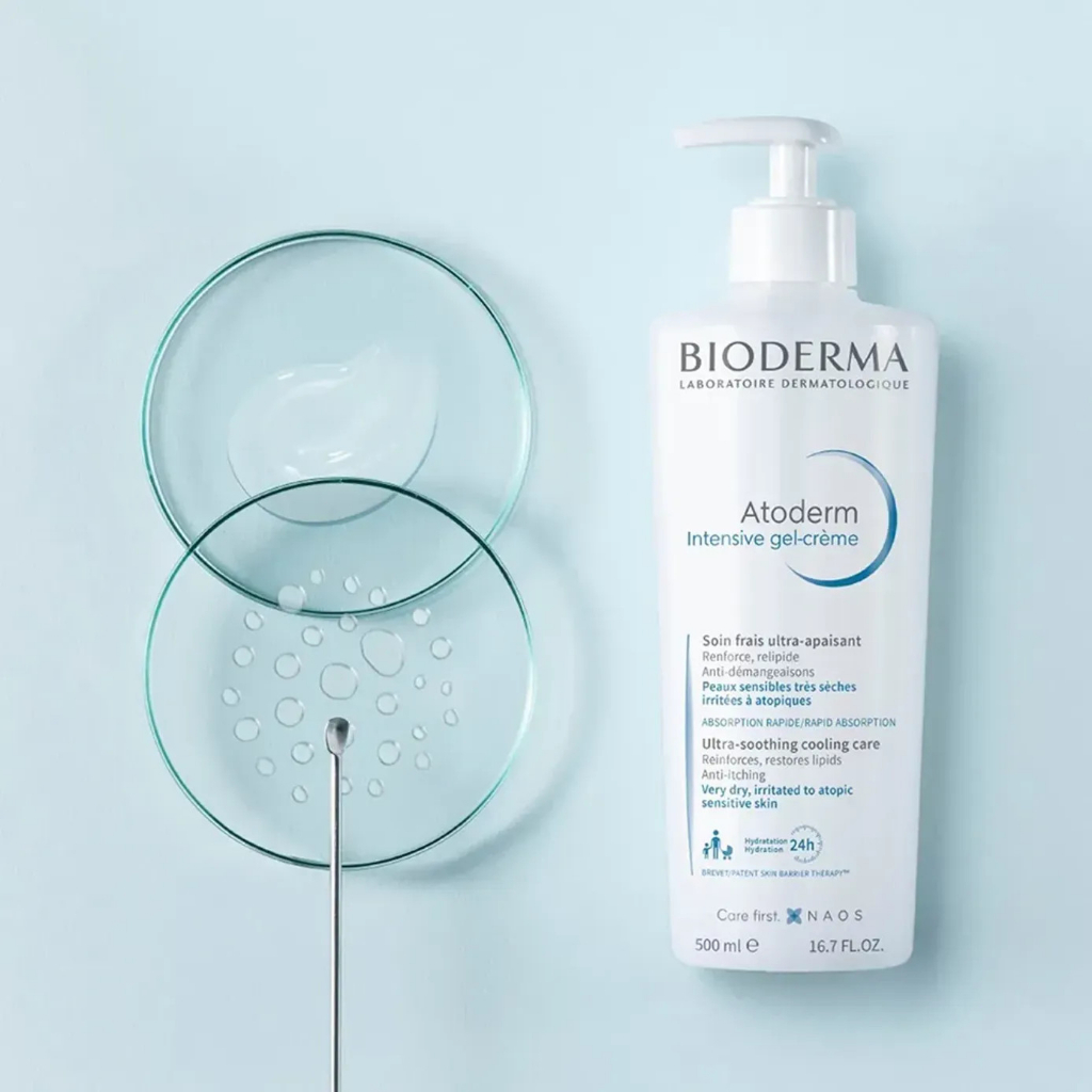 Kem dưỡng phục hồi, làm dịu da Bioderma Atoderm Intensive Gel-Creme  cho da khô