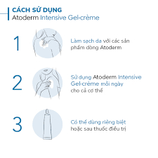 Kem dưỡng phục hồi, làm dịu da Bioderma Atoderm Intensive Gel-Creme  cho da khô