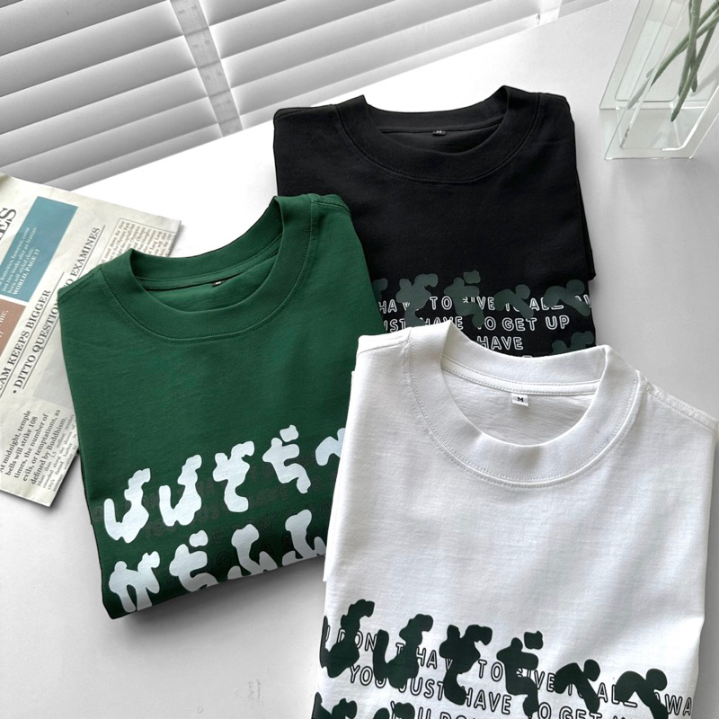 Áo thun tay lỡ unisex,in chữ Chuna 3 màu