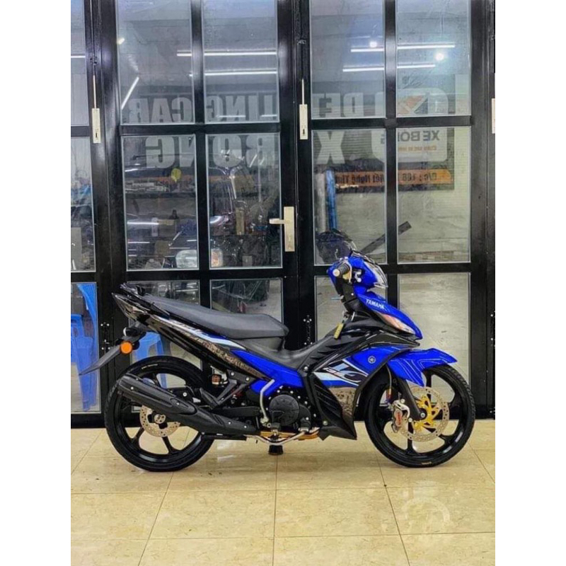 tem xe lc 135 xanh đen