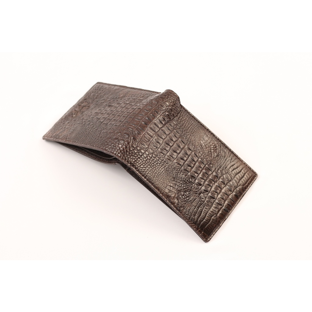 Ví nam cá con Da Cá Sấu v18c 2DO LEATHER kích thước  Quà Tặng Cho Người Thân, Sang Trọng, Cao Cấp, Siêu Bền