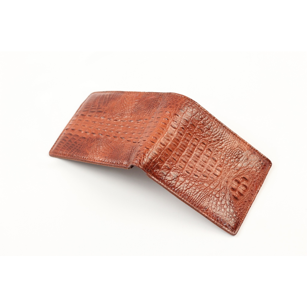 Ví nam cá con Da Cá Sấu v18c 2DO LEATHER kích thước  Quà Tặng Cho Người Thân, Sang Trọng, Cao Cấp, Siêu Bền