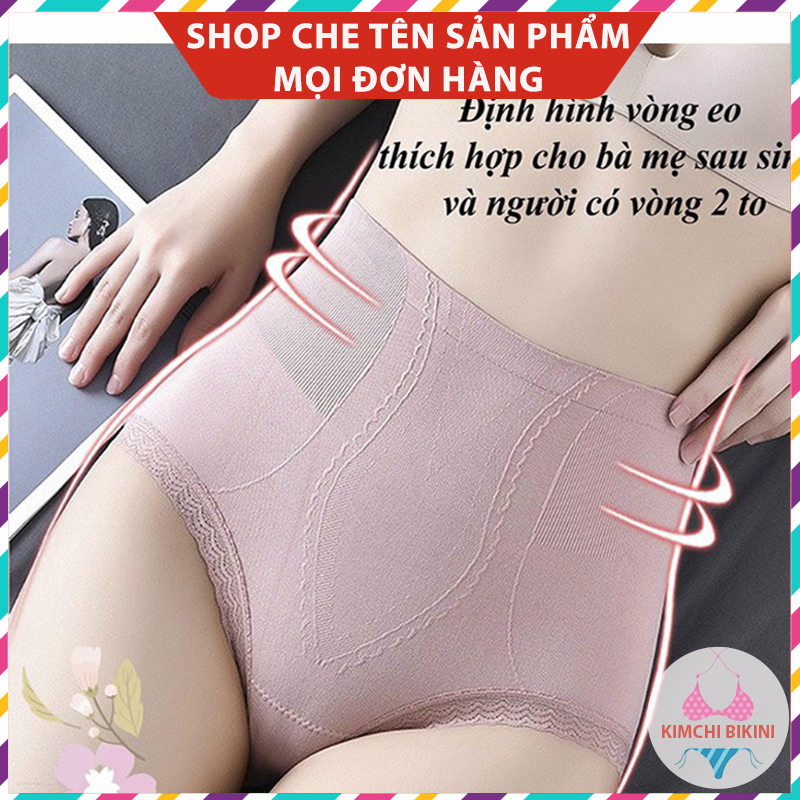 Quần silit nữ cotton mặc bên trong CẠP CAO NÂNG MÔNG GEN BỤNG co giãn tạo form dáng chuẩn QL178