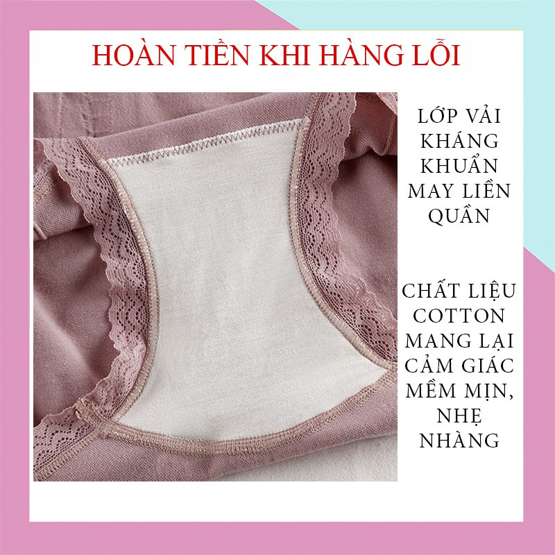 Quần silit nữ cotton mặc bên trong CẠP CAO NÂNG MÔNG GEN BỤNG co giãn tạo form dáng chuẩn QL178