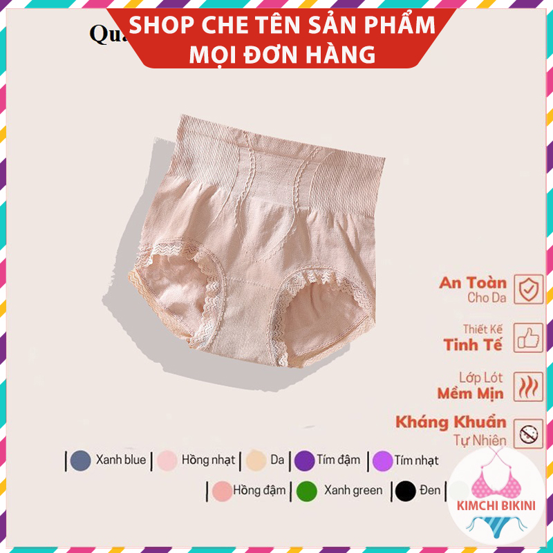 Quần silit nữ cotton mặc bên trong CẠP CAO NÂNG MÔNG GEN BỤNG co giãn tạo form dáng chuẩn QL178