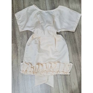 đầm tatta phối nơ sau S lớn