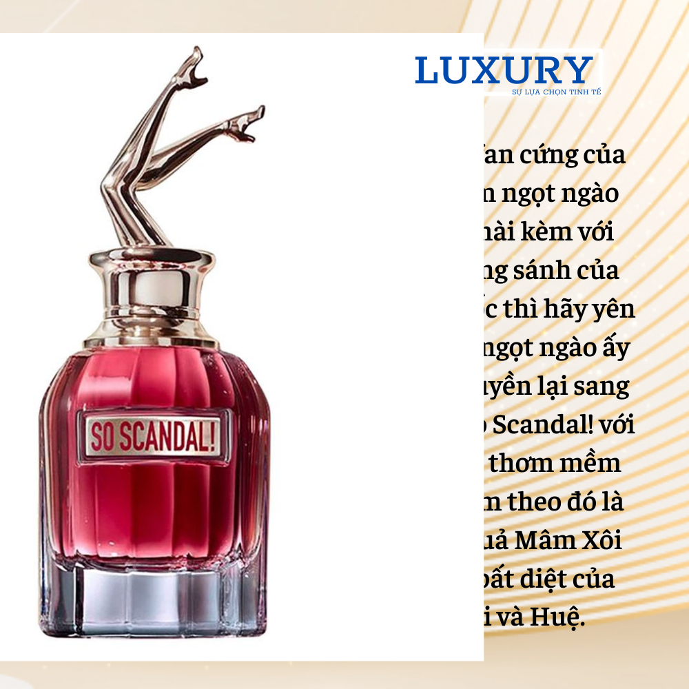 [AUTHENTIC] Nước Hoa Chiết Jean Paul Gaultier So Scandal EDP. Mẫu Thử 10ml Cực Phẩm Dành Cho Nữ Giới. QUYẾN RŨ_NGOT NGÀO | BigBuy360 - bigbuy360.vn