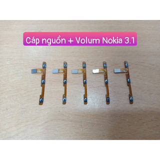Cáp nguồn + volume nokia 3.1