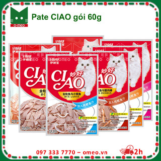 Pate ciao dành cho mèo gói 60gr