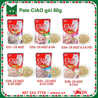 PATE CIAO DÀNH CHO MÈO GÓI 60gr