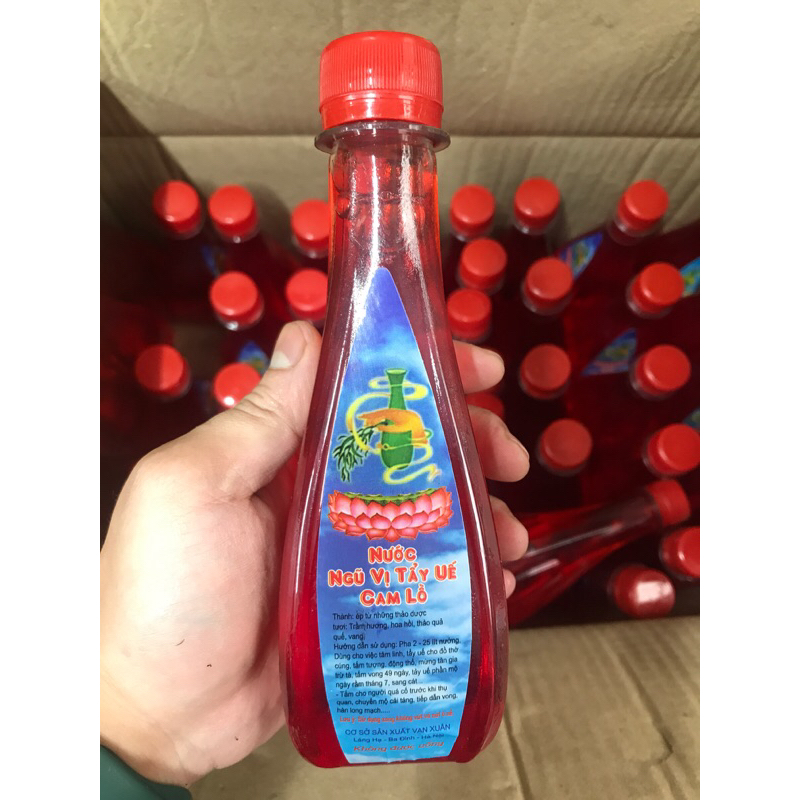 Nước tẩy uế cam lồ, Nước ngũ vị lau ban thờ