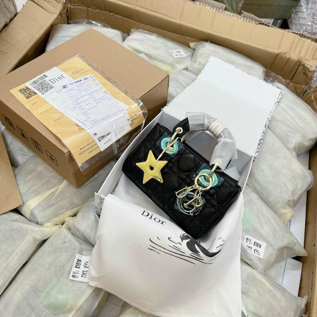 Túi CD Size 18 Bản Vip 2 bocx Nam Châm Sang Sịn Đeo Chéo Cầm Tay Siêu Sang Chảnh Cho Các Nàng Đi chơi