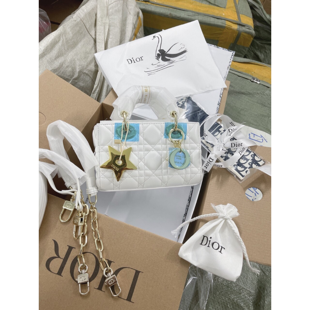 Túi CD Size 18 Bản Vip 2 bocx Nam Châm Sang Sịn Đeo Chéo Cầm Tay Siêu Sang Chảnh Cho Các Nàng Đi chơi