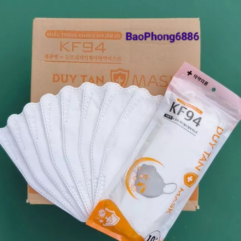 FRÊ SHIP -1 thùng 300 cái khẩu trang 4 lớp KF94 DUY TAN Mask 4D Hàn Quốc chống bụi mịn và kháng khuẩn cực tốt (BAOPHONG