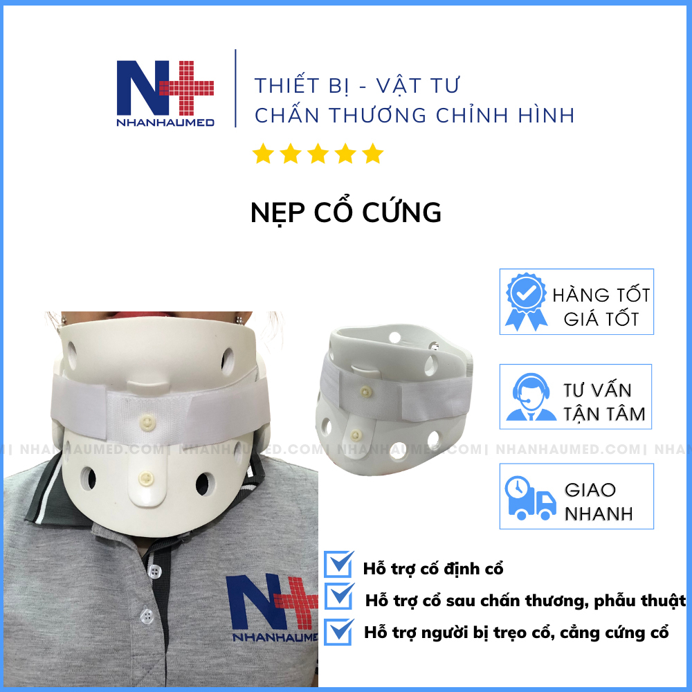 Nẹp Cổ Cứng Cố Định Đốt Sống Cổ