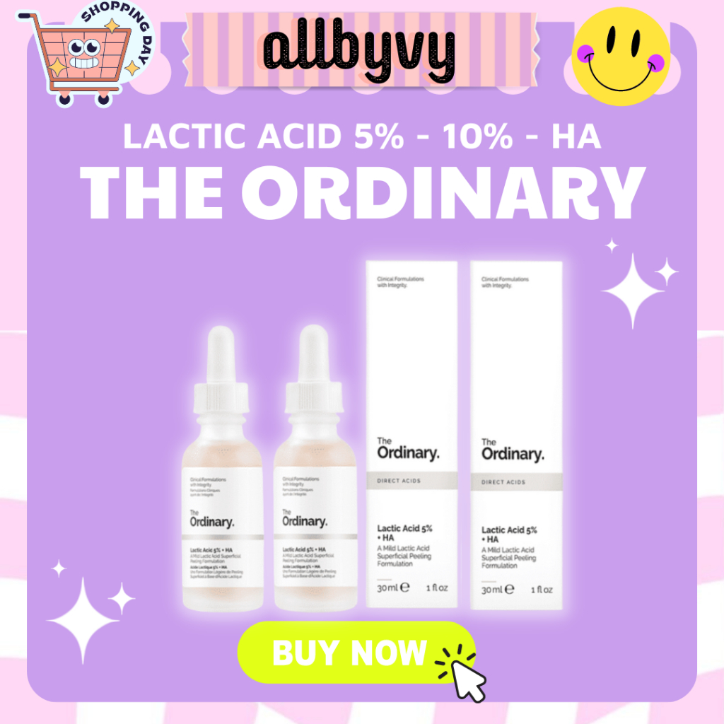 Tinh chất THE ORDINARY LACTIC ACID 5% - 10% + HA