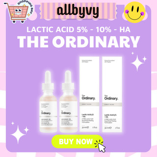 Tinh chất the ordinary lactic acid 5% - 10% + ha