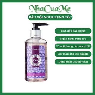 Dầu gội Lavender Om Fountain Dưỡng ẩm hỗ trợ giảm Gàu, ngứa, giảm Rụng tóc Tinh Dầu Oải Hương (dành cho tóc nhuộm)